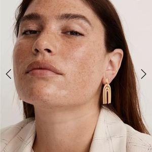 [Madewell] stacked arch earrings